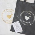 Tote Bag A4- Vivre d'amour